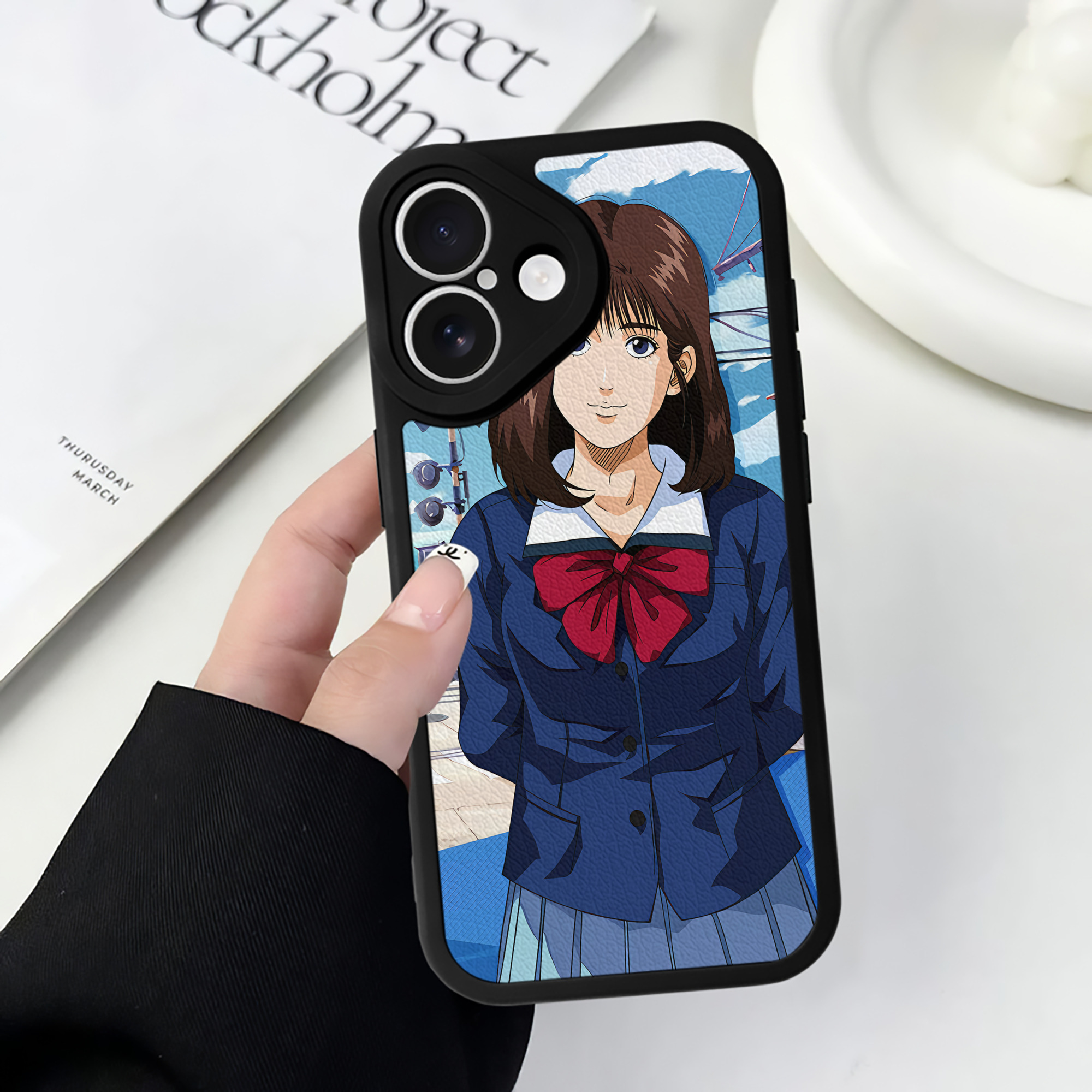 （画像用） SLAM DUNK／スラムダンク 【iPhone 16シリーズ対応】シリコンスマホケース（レザー調） 材質：シリコン